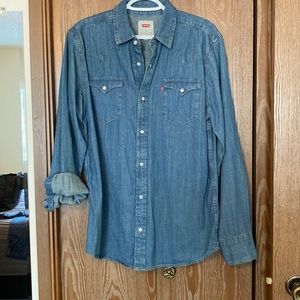 Denim Levi’s dress shirt